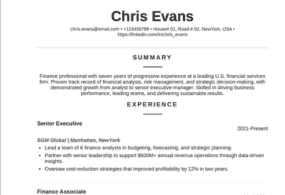 Corporate template preview